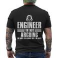 Funny Engineer Art Mechanic Electrical Engineering Gift Men's Crewneck Short Sleeve Back Print T-shirt