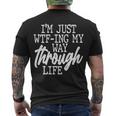 Funny Im Just Wtf-Ing My Way Through Life Tshirt Men's Crewneck Short Sleeve Back Print T-shirt