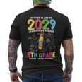 Future Class Of 2029 5Th Grade Back To School First Day Of School Men's Crewneck Short Sleeve Back Print T-shirt