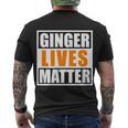 Ginger Lives Matter Funny Irish St Patricks Day Tshirt Men's Crewneck Short Sleeve Back Print T-shirt