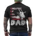 Goat Dad V2 Men's Crewneck Short Sleeve Back Print T-shirt