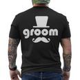 Groom Bachelor Party Tshirt Men's Crewneck Short Sleeve Back Print T-shirt