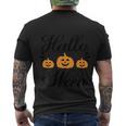 Halloween Pumpkin Halloween Quote V2 Men's Crewneck Short Sleeve Back Print T-shirt