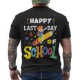 Happy Last Day Of School Cute Gift Men's Crewneck Short Sleeve Back Print T-shirt