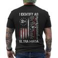 I Identify As Ultra Maga Men's Crewneck Short Sleeve Back Print T-shirt