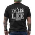 Im Lee Doing Lee Things Men's Crewneck Short Sleeve Back Print T-shirt