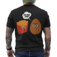 Im Your Father Potato And Fries Tshirt Men's Crewneck Short Sleeve Back Print T-shirt