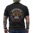 Juneteenth Emancipation Day Vintage Cool Melanin Black Pride Gift V4 Men's Crewneck Short Sleeve Back Print T-shirt