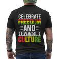 Juneteenth Freedom Day Black History Emancipation Day Gift Men's Crewneck Short Sleeve Back Print T-shirt