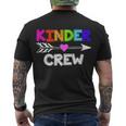 Kinder Crew Kindergarten Teacher Tshirt Men's Crewneck Short Sleeve Back Print T-shirt