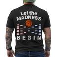 Let The Madness Begin Tshirt Men's Crewneck Short Sleeve Back Print T-shirt
