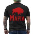 Mafia Buffalo Fan Tshirt Men's Crewneck Short Sleeve Back Print T-shirt