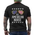 Memorial Day 4Th Of July Rn Nurse Men's Crewneck Short Sleeve Back Print T-shirt