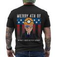 Merry 4Th Of July Biden Bike Bicycle Falls Off Anti Biden V6 Men's Crewneck Short Sleeve Back Print T-shirt