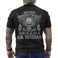 Never Understimate An Old Man Who Is Also A Us VeteranPng Men's Crewneck Short Sleeve Back Print T-shirt