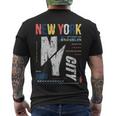 New York City Brooklyn Abstract Tshirt Men's Crewneck Short Sleeve Back Print T-shirt