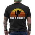 Not A Hugger Men's Crewneck Short Sleeve Back Print T-shirt