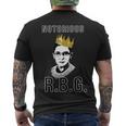Notorious Rbg Ruth Bader Ginsburg Tshirt Men's Crewneck Short Sleeve Back Print T-shirt