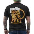Oktoberfest Beer Fest Logo Men's Crewneck Short Sleeve Back Print T-shirt