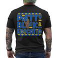 Pretty Black And Educated Sigma Gamma Rho Hand Sign Men's Crewneck Short Sleeve Back Print T-shirt