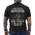 Proud Air Force Dad I Raised Mine Men's Crewneck Short Sleeve Back Print T-shirt