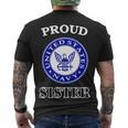 Proud United States Navy Sister Men's Crewneck Short Sleeve Back Print T-shirt