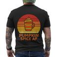 Pumpkin Spice Af Halloween Quote V2 Men's Crewneck Short Sleeve Back Print T-shirt