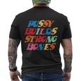 Pussy Builds Strong Bones Shirt Pbsb Colored Tshirt V2 Men's Crewneck Short Sleeve Back Print T-shirt