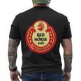 Red Horse Extra Strong Beer Men's Crewneck Short Sleeve Back Print T-shirt