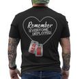 Red Remember Everyone Deployed Dog Tags Tshirt Men's Crewneck Short Sleeve Back Print T-shirt