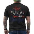 Red White And Boujee 4Th Of July Patriotic July Fourth Men's T-shirt Back Print
