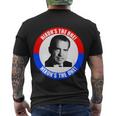 Retro Richard Nixon Nixons The One Presidential Campaign Men's Crewneck Short Sleeve Back Print T-shirt