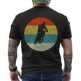 Retro Vintage Motocross Men's Crewneck Short Sleeve Back Print T-shirt