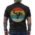 Retro Vintage Motorbike Men's Crewneck Short Sleeve Back Print T-shirt