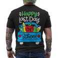 School Truck Shirts Happy Last Day Of School Teachers Kids Men's T-shirt Back Print