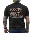 Scoops Ahoy Hawkins Indiana Tshirt Men's Crewneck Short Sleeve Back Print T-shirt