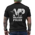 Soldier Retired Veteran Mp Military Police Policeman Funny Gift Men's Crewneck Short Sleeve Back Print T-shirt