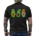 St Patricks Day St Patricks Day Gnome Irish Gnome Men's Crewneck Short Sleeve Back Print T-shirt