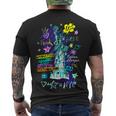 Statue Of Liberty Cities Of New York Men's Crewneck Short Sleeve Back Print T-shirt