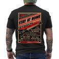 Stay At Home Festival Concert Poster Quarantine Men's Crewneck Short Sleeve Back Print T-shirt