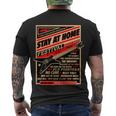 Stay At Home Festival Concert Poster Quarantine Tshirt Men's Crewneck Short Sleeve Back Print T-shirt