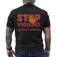 Stop Violence Against Women Men's Crewneck Short Sleeve Back Print T-shirt
