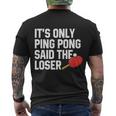 Table Tennis Lover Graphic For And Ping Pong V2 Men's T-shirt Back Print