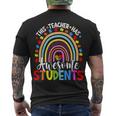 This Teacher Has Awesome Students Rainbow Autism Awareness Men's T-shirt Back Print