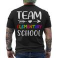 Team Elementary - Elementary Teacher Back To School Men's T-shirt Back Print
