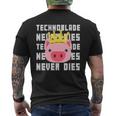 Technoblade Never Dies Technoblade Dream Smp Men's Back Print T-shirt