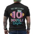 This Girl Is Now 10 Double Digits Gift Men's Crewneck Short Sleeve Back Print T-shirt