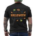 This Is My Halloween Costume Halloween Quote Men's Crewneck Short Sleeve Back Print T-shirt