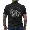 This Is What An Awesome Uncle Looks Like Men's Crewneck Short Sleeve Back Print T-shirt