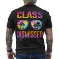 Tie Dye Class Dismissed Last Day Of School Teacher V2 Men's T-shirt Back Print